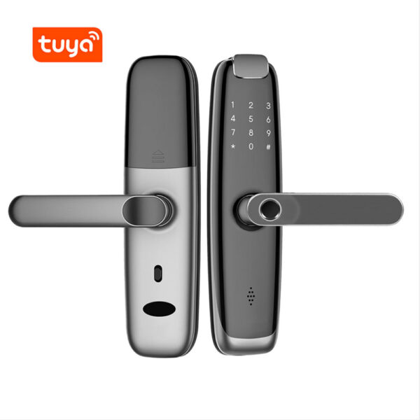 SK-R02 Smart Door Handle Lock | Fingerprint & App