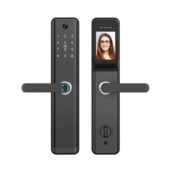 Tuya Wi-Fi Smart Door Lock | Handle & Peephole Camera