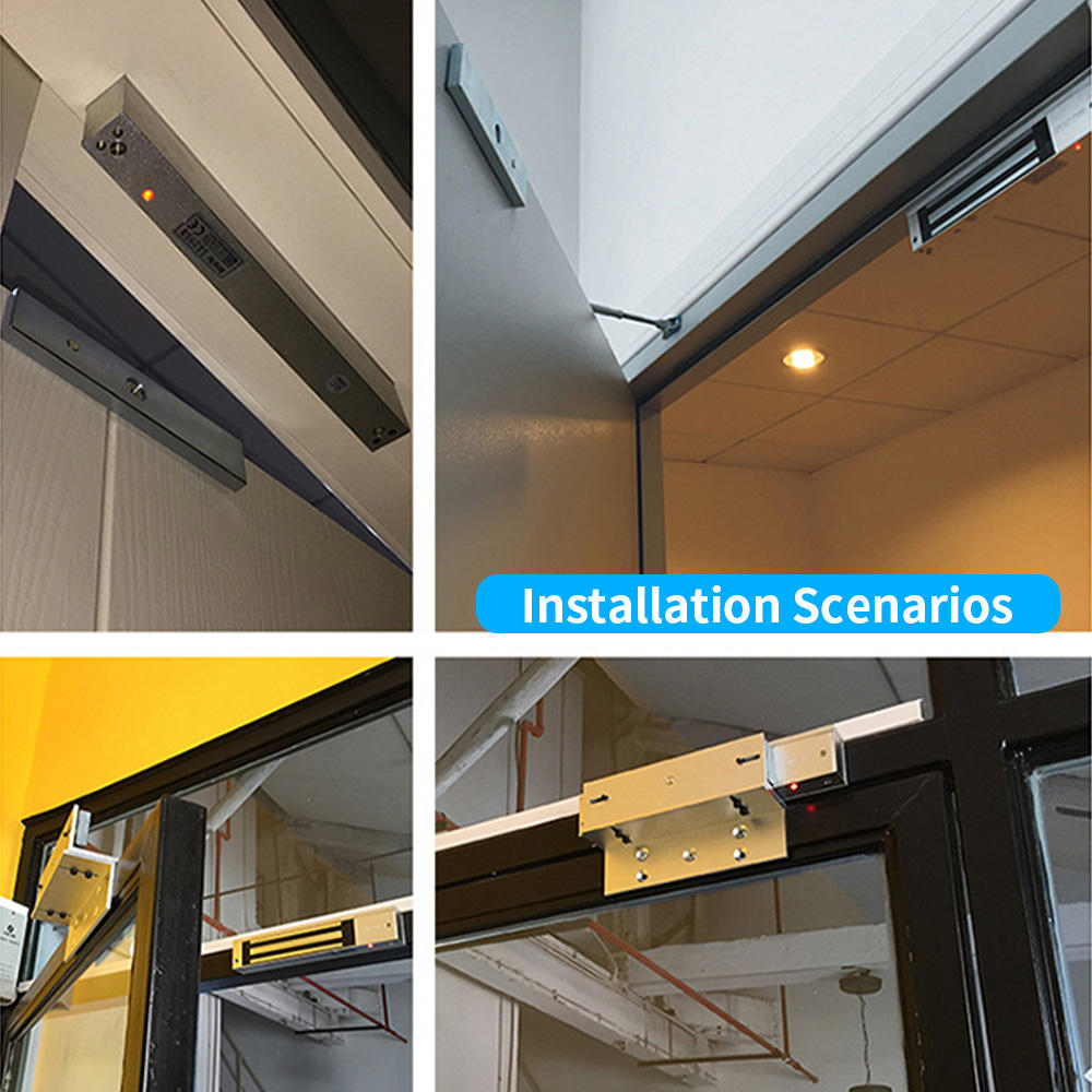 180kg electromagnetic lock installation scenarios wood door glass door gate