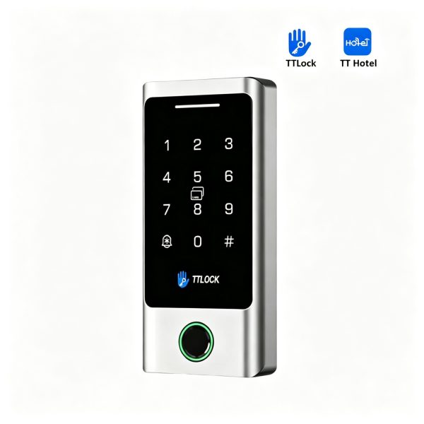 TTLock Tuya WiFi Fingerprint Access Control Keypad SK-37STT – IP66 Waterproof 10000 Card Capacity