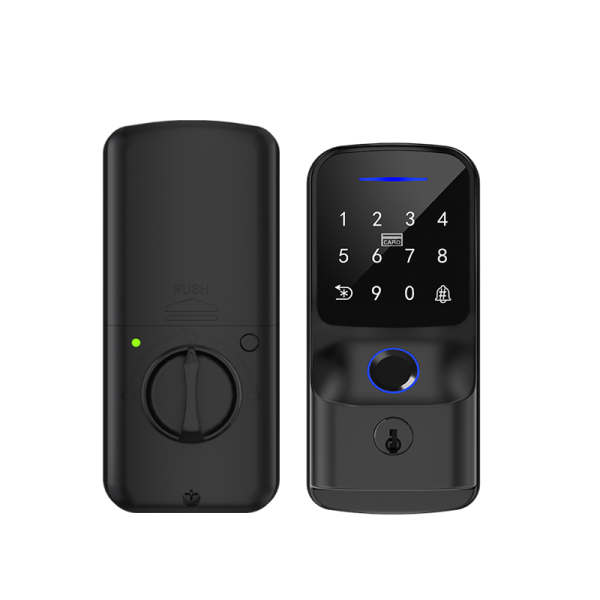 Digital Fingerprint Keypad Smart Door Lock SK-A1 – Fingerprint, Password, Card and Key Entry, Tuya WiFi App, Aluminum Alloy
