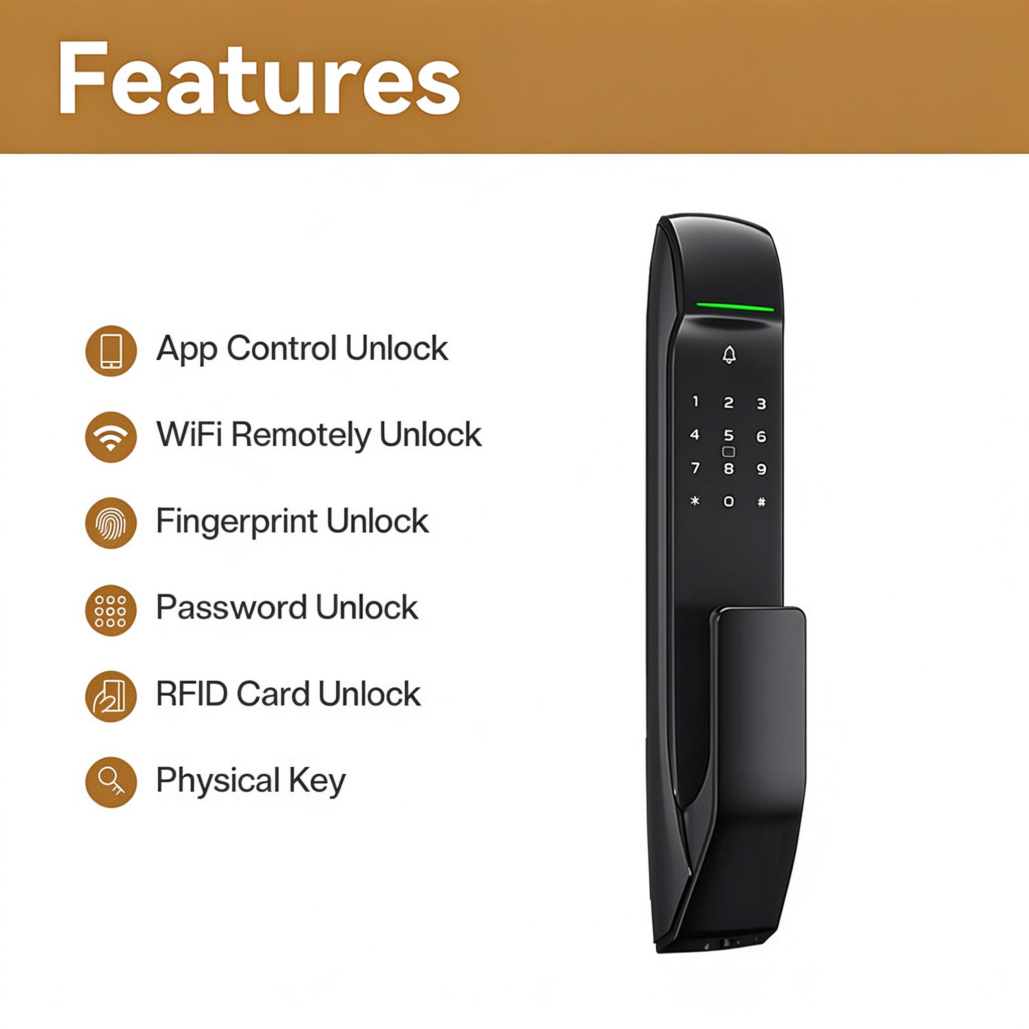 Smart lock features