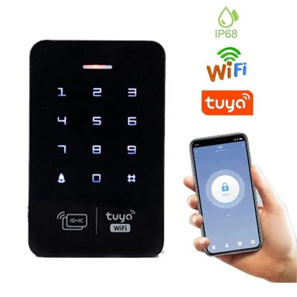 Wifi Tuya Waterproof Access Controller SK-A31S – Dual Frequency 125kHz/13.56MHz RFID Reader, IP67 Outdoor Keypad