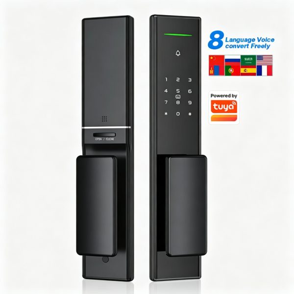 Tuya Smart Home Security Door Lock System SK-A5 – Fingerprint PIN Card App Key Unlock