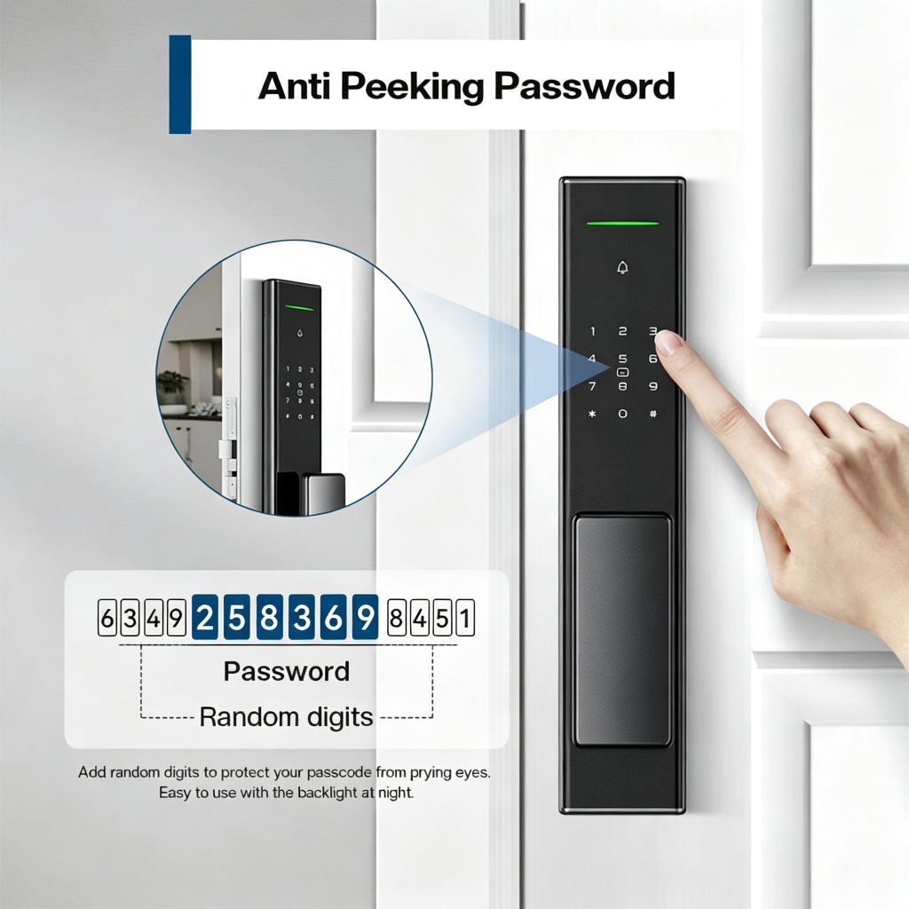 Anti peeking password