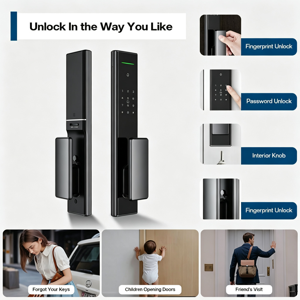 Multiple unlock methods