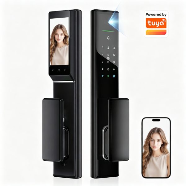 Tuya 3D Face Recognition Palm Vein Smart Door Lock SK-A5 PRO