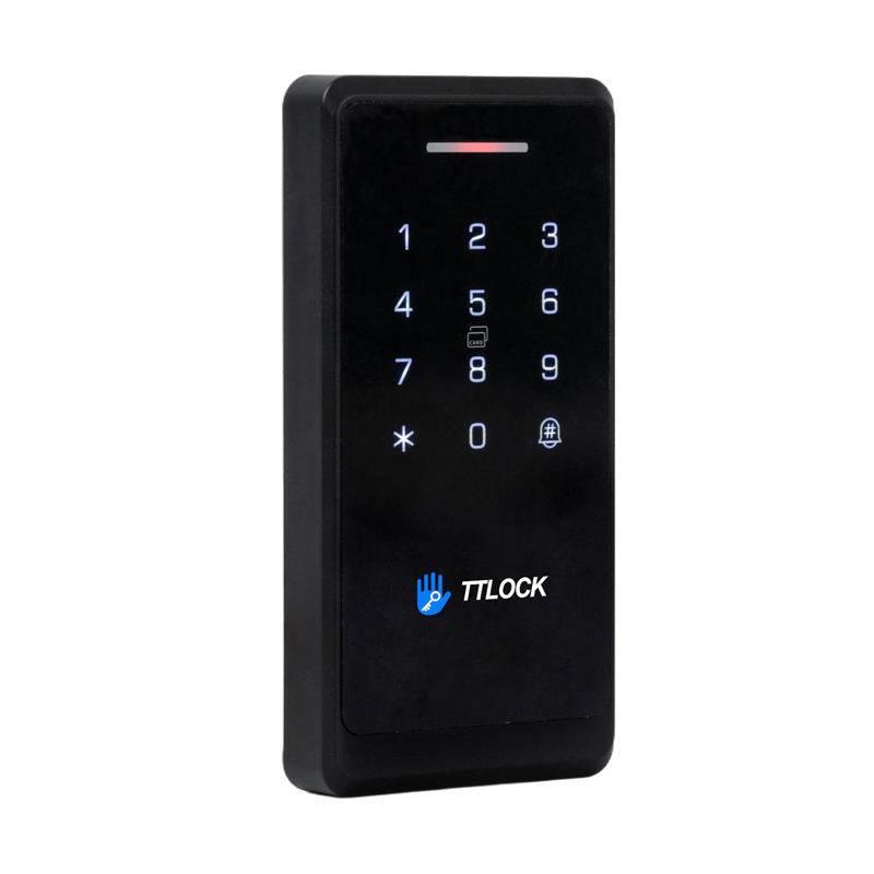 Angle view of PVC keypad