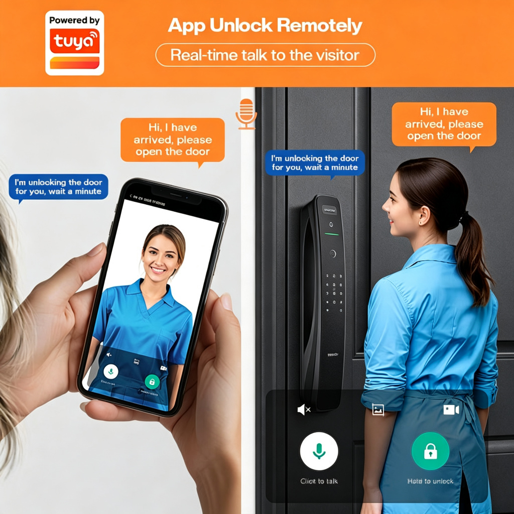 App unlock remotely smart lock