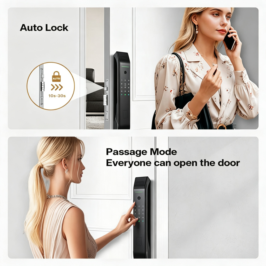 Auto lock and passage mode
