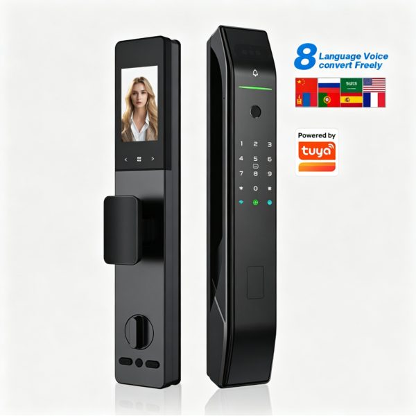 Tuya 3D Face Recognition Palm Vein Smart Door Lock SK-D2 PRO