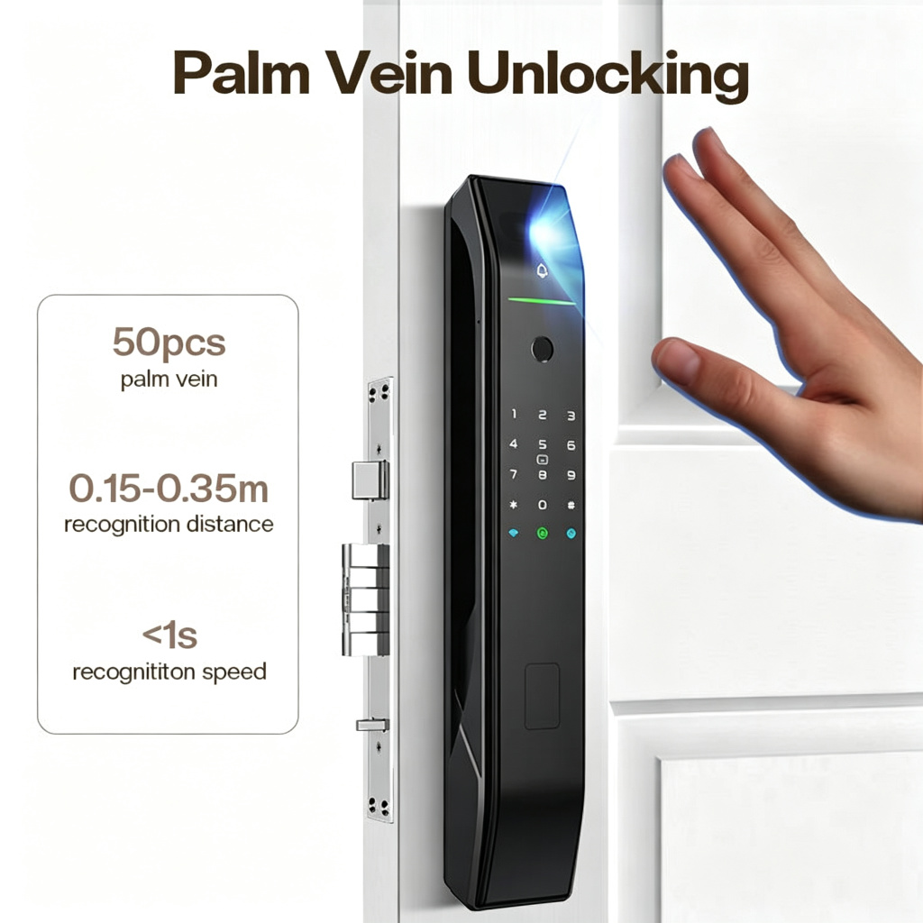 Palm vein unlocking