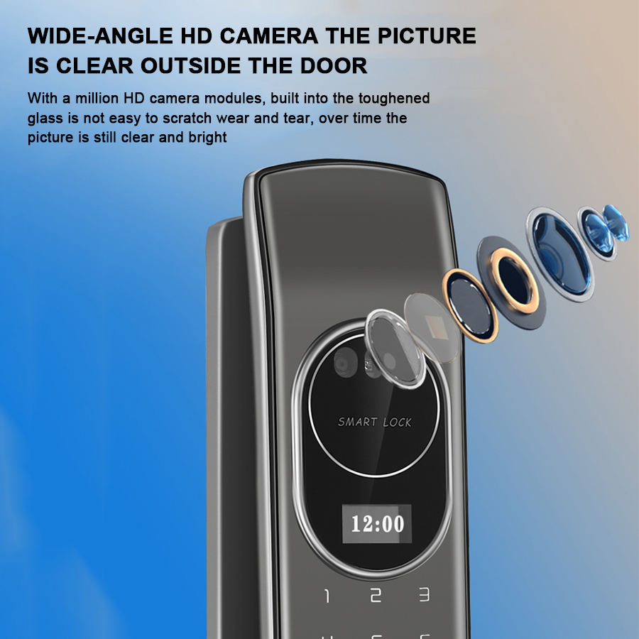 HD camera smart door lock