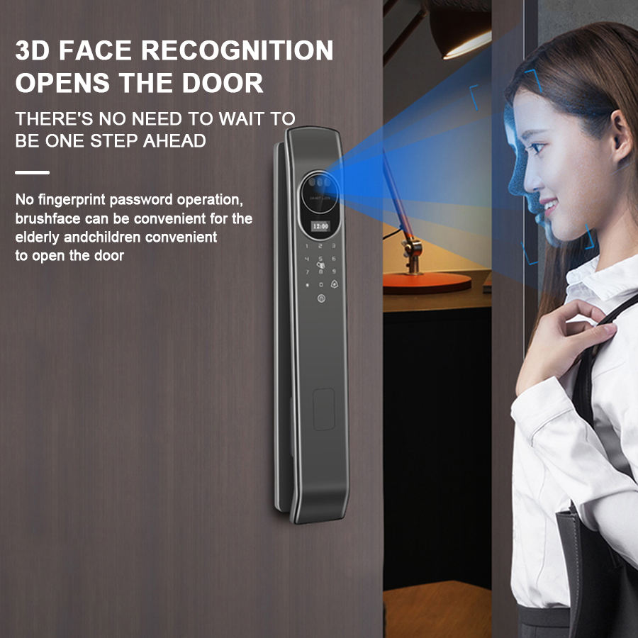 3D face recognition smart door lock