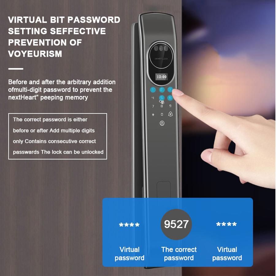 Virtual password smart lock