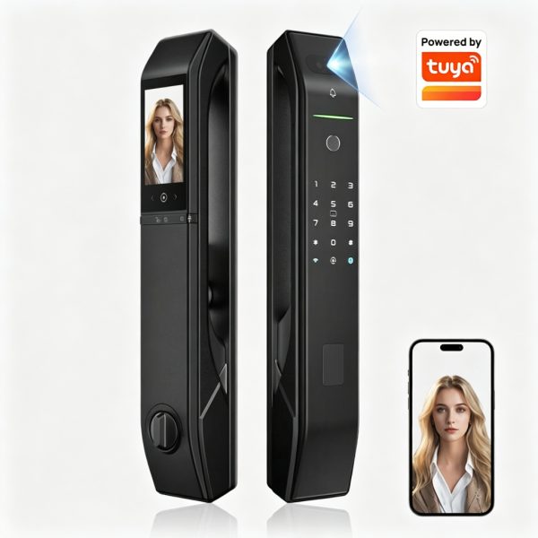 Tuya 3D Face Recognition Palm Vein Smart Door Lock SK-D7 PRO