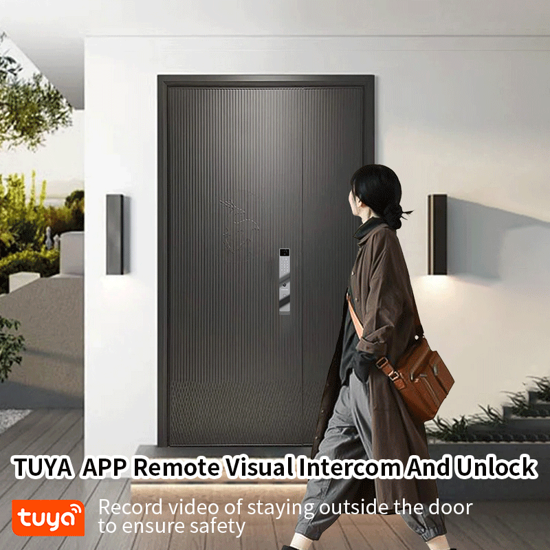 Tuya app remote visual intercom smart door lock