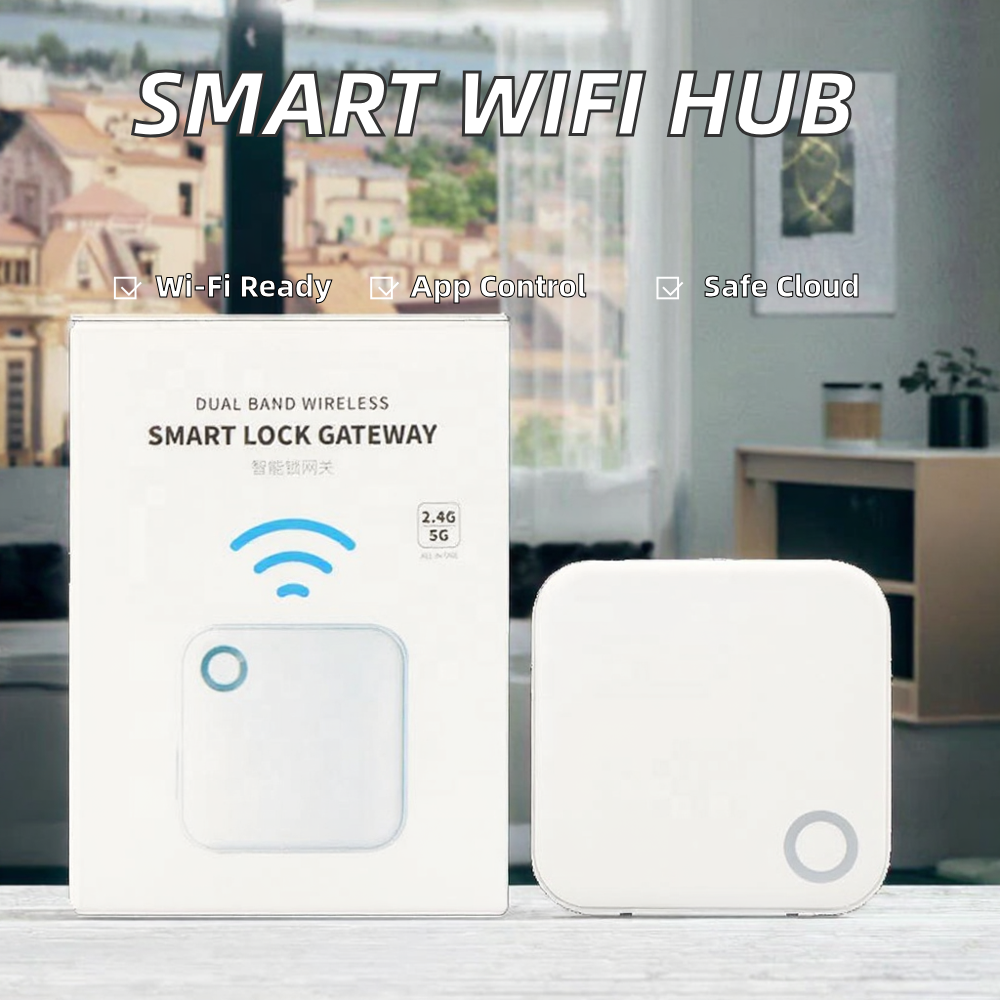 TTLock G5 smart WiFi hub in living room