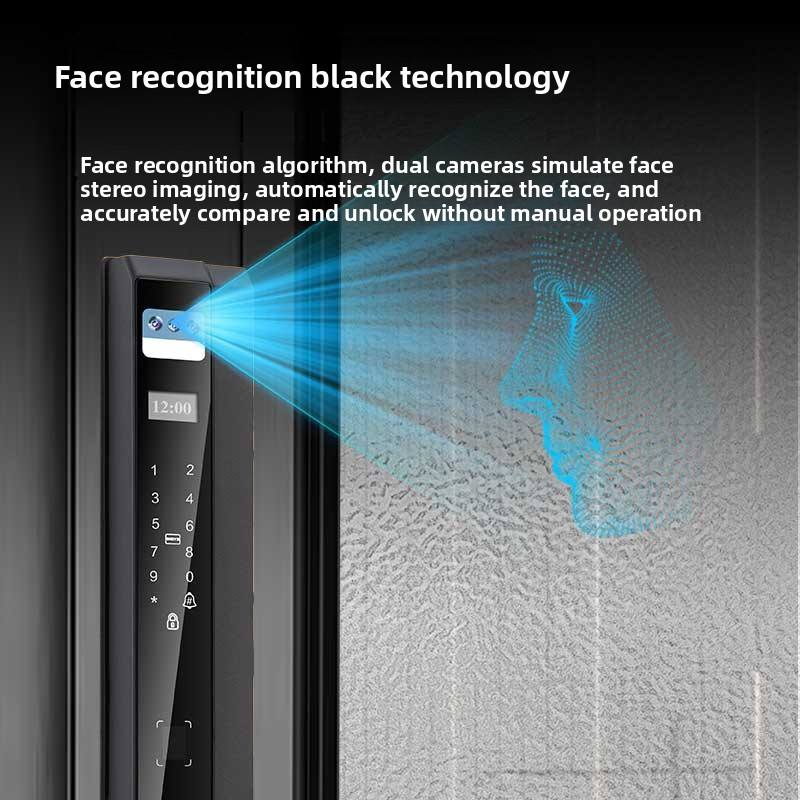 3D face recognition aluminum smart lock