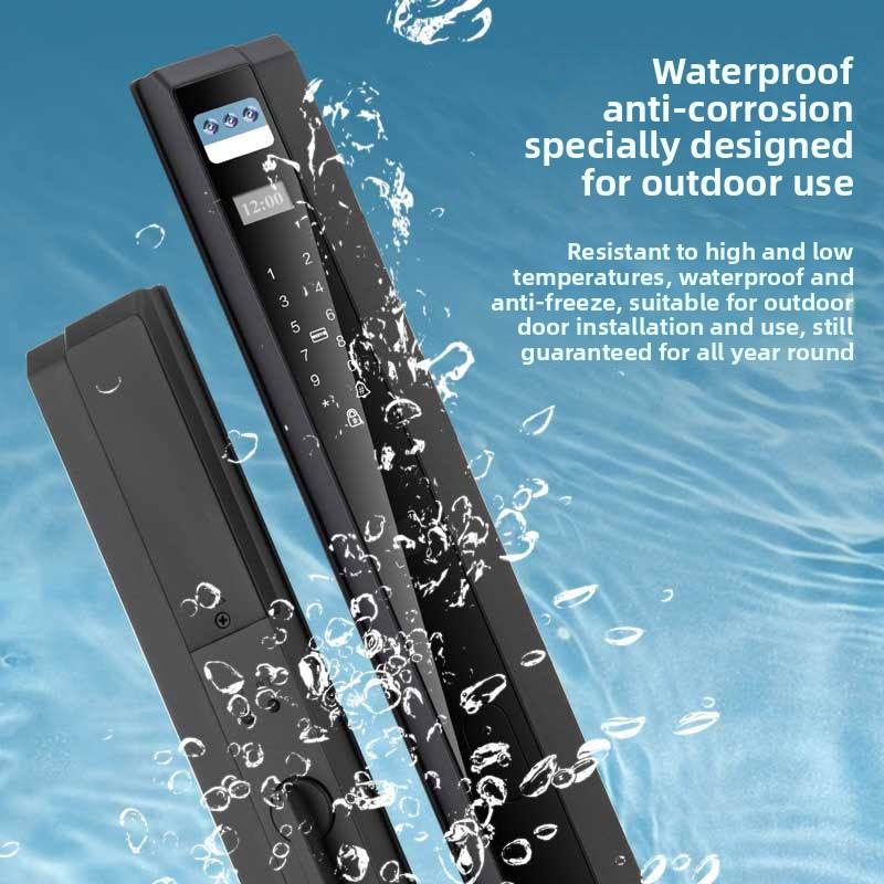 Waterproof anti-peep smart lock