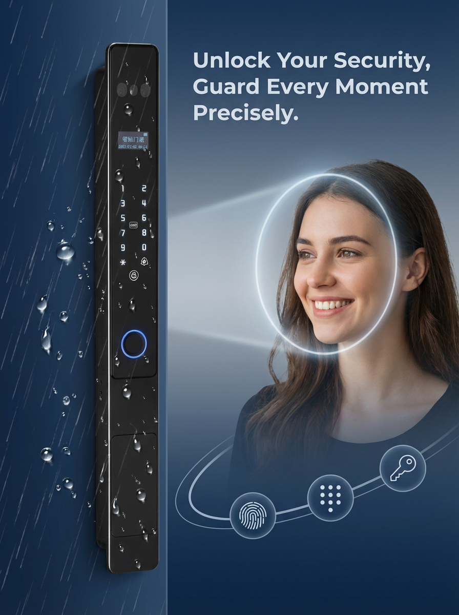 Waterproof outdoor smart lock