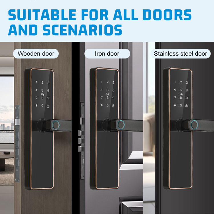 Door types compatible with smart lock