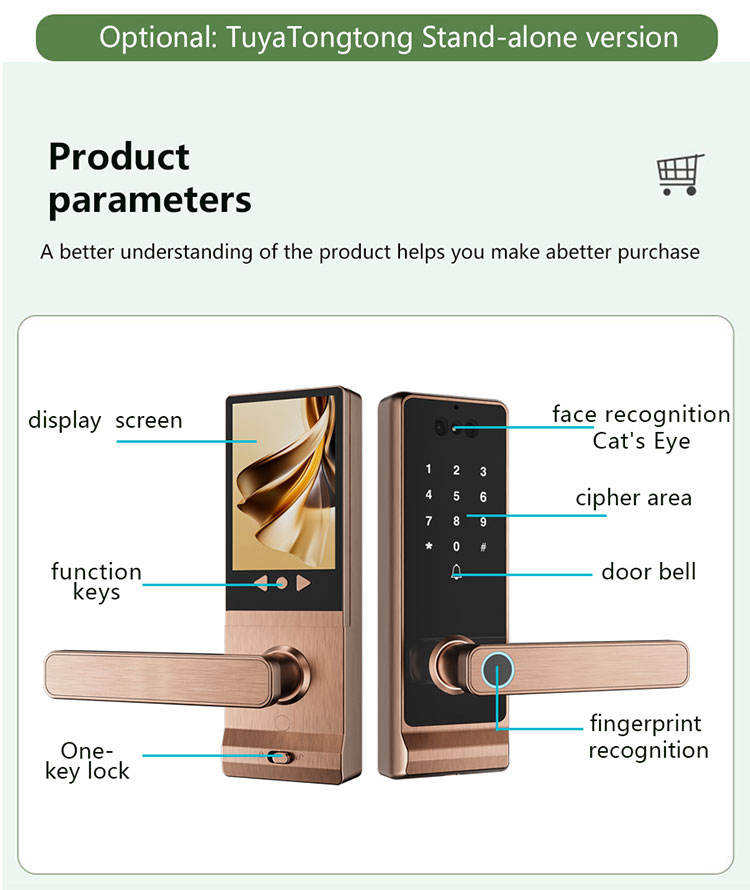 Smart door lock product details