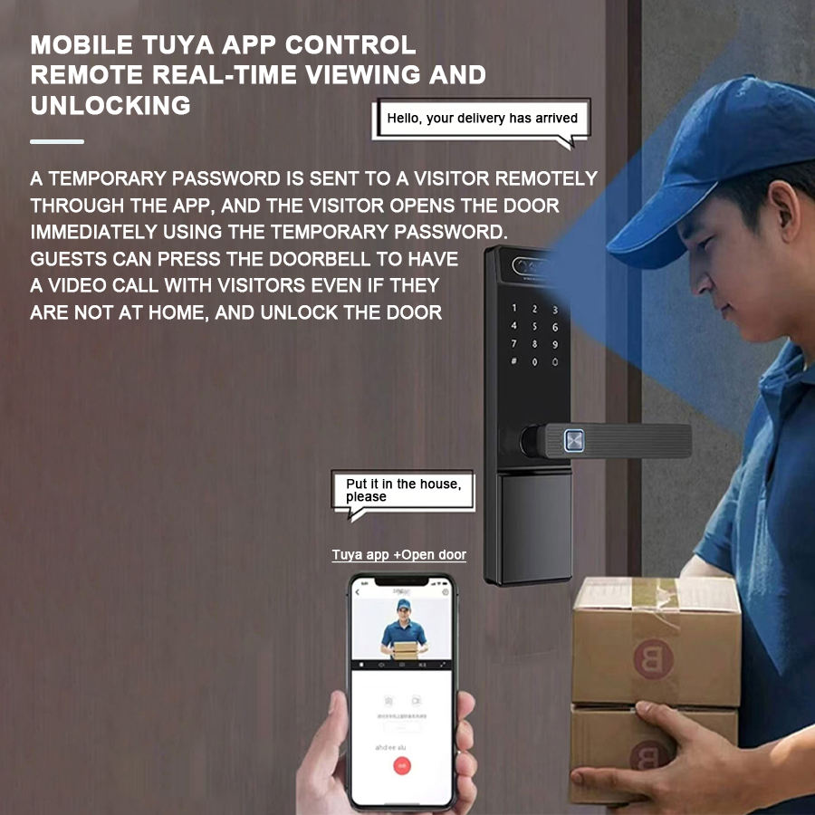 Tuya TTLock app control smart door lock