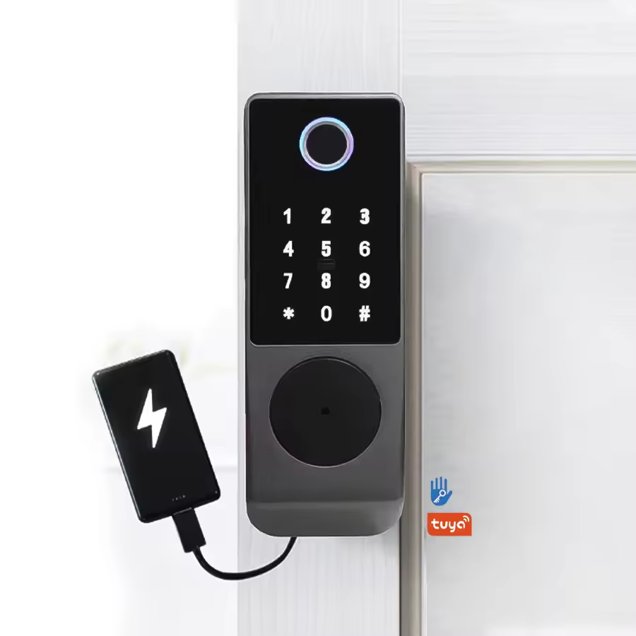 USB emergency charging smart lock