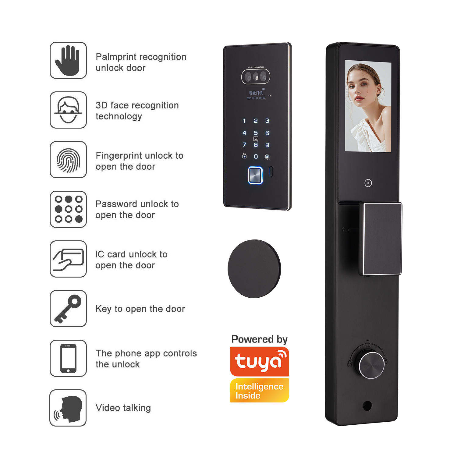 Smart door lock unlock methods