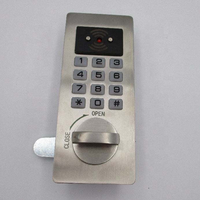Non-backlit cabinet lock