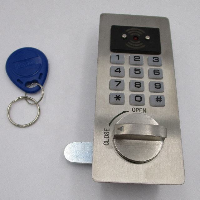 Cabinet lock with RFID keyfob