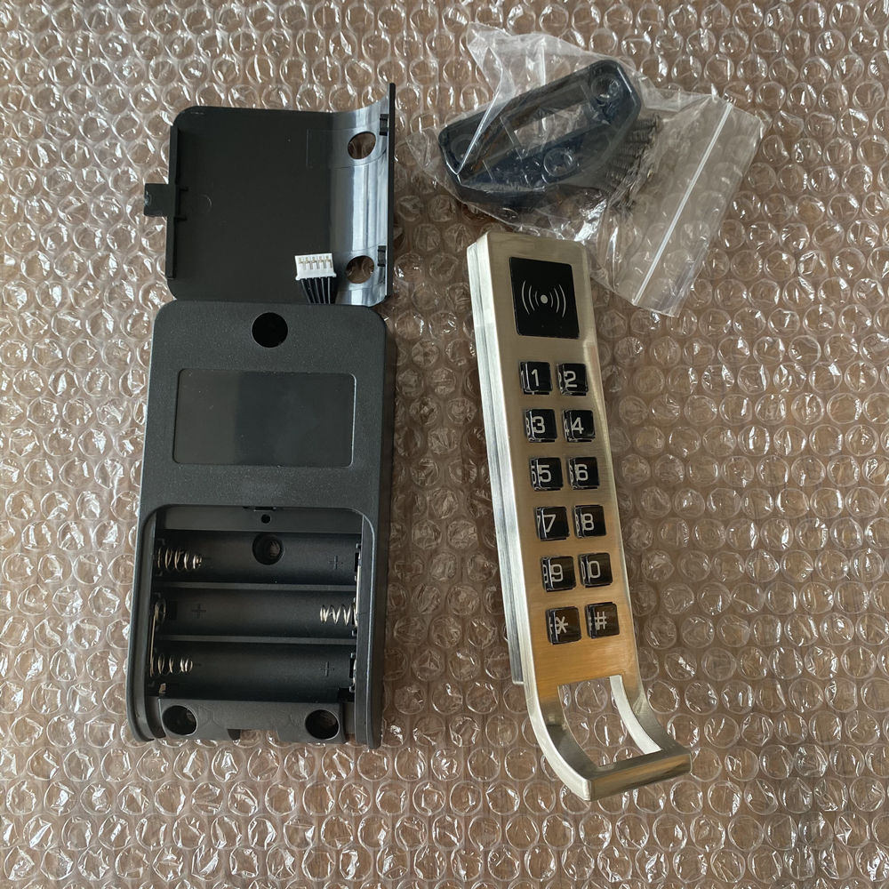 Cabinet lock parts and battery