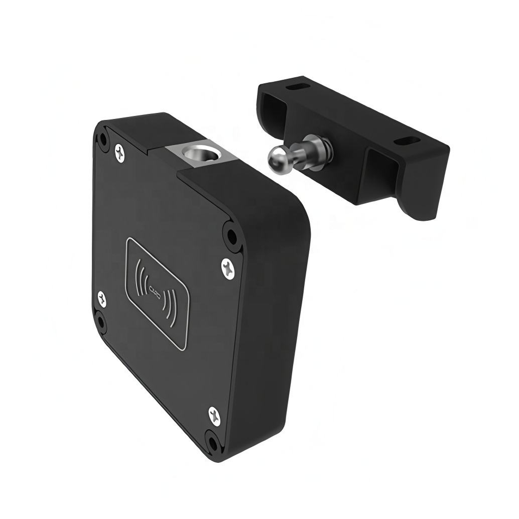 NFC sensor lock body with steel latch