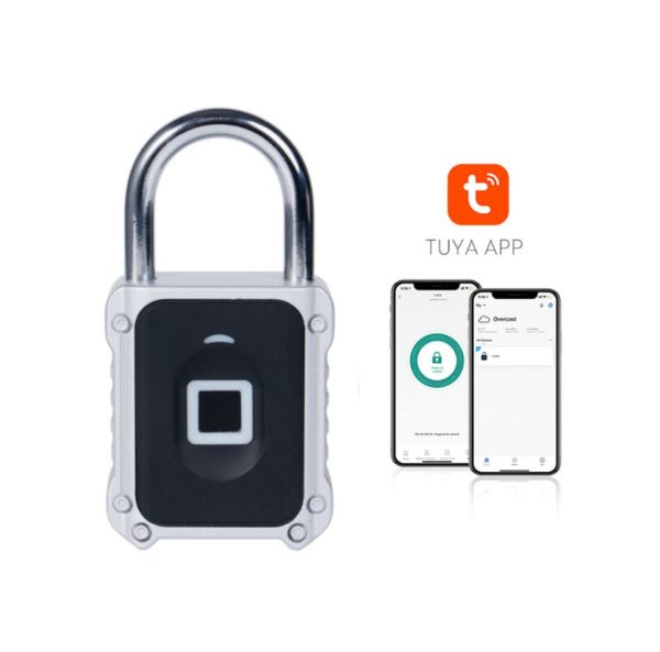 Fingerprint Padlock SK-U702 – 20 Fingerprints, Tuya App Unlock, C-Grade Core, 304 Steel Shackle, 10-12 Month Battery