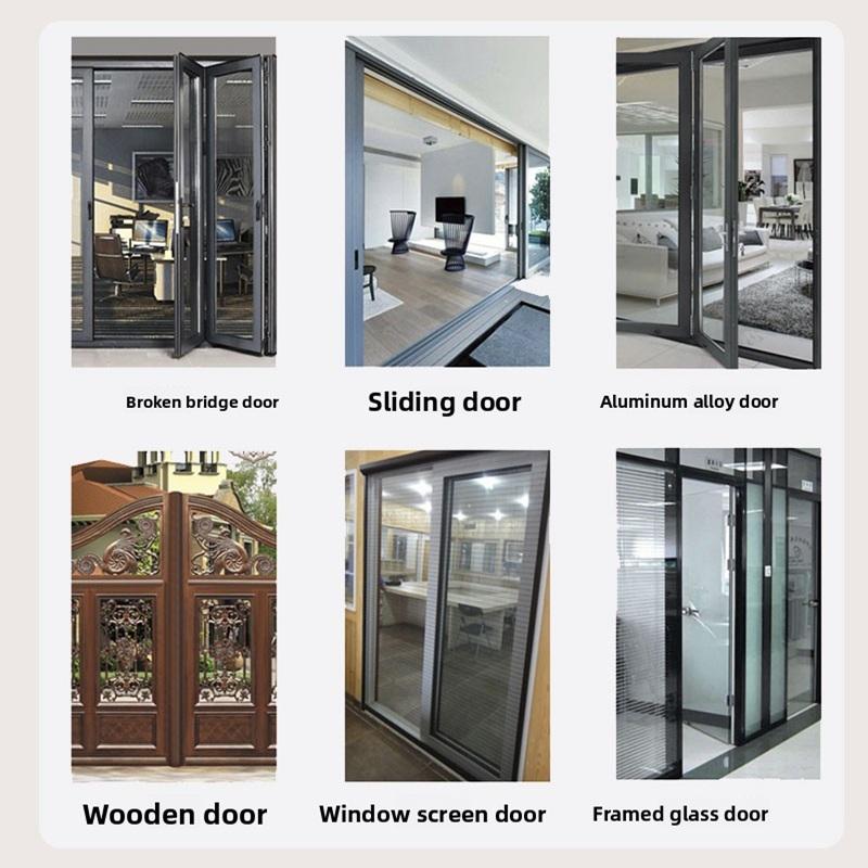 Door types compatible with sliding smart lock