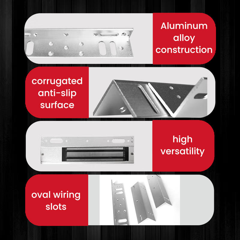 Z and L mounting bracket features aluminum alloy construction