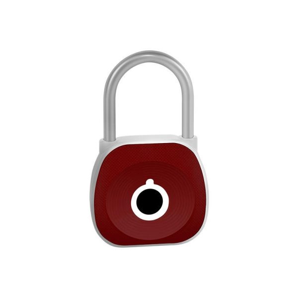 Fingerprint Padlock SK-ZW206 – Keyless Thumbprint Lock with Steel Cable for Luggage, Backpacks and Lockers