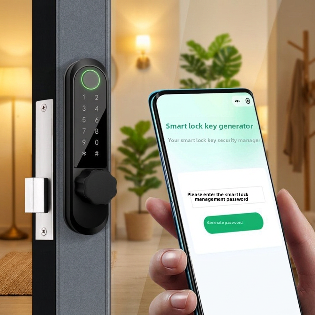 Upgrade from old mechanical lock to smart lock: no drilling, no rewiring, replace the lock cylinder